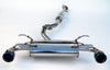 Invidia Subaru BRZ / Scion FRS Q300 w/ Rolled Titanium Tips Cat- Back Exhaust (Blue Edge)
