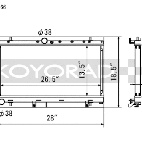 Koyo 2002 Subaru Impreza WRX 2.0L Turbo Radiator