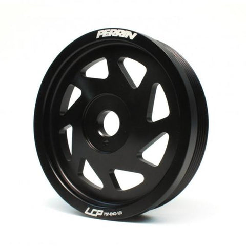 PERRIN 15-18 Subaru WRX / 13-20 BRZ / 14-18 FXT / 13-16 Crosstrek Lightened Crank Pulley - Black