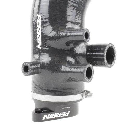 PERRIN 15-21 Subaru WRX / 14-18 Forester XT Turbo Inlet Hose 3in. w/ Turbo Adapter Flange - Black