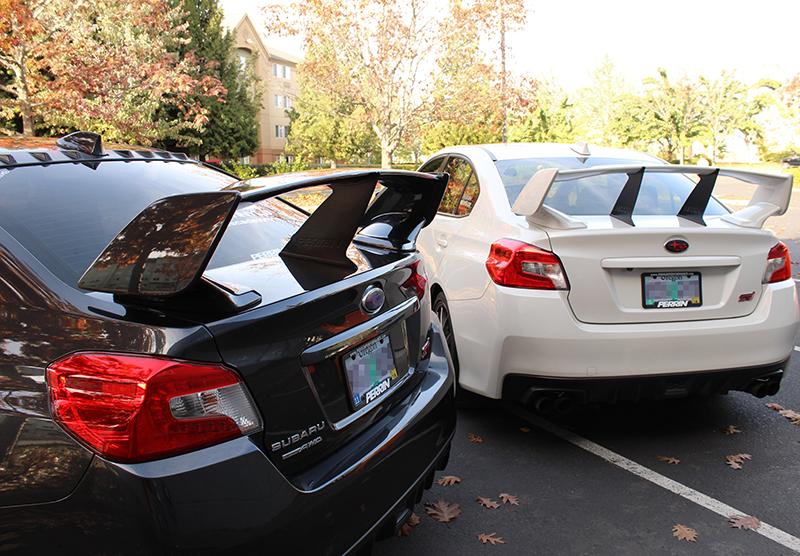 PERRIN 15-21 Subaru STI Wing Stabilizer - Black