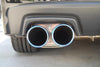 Invidia 15+ Subaru WRX/STI 4Dr Q300 Twin Outlet Rolled Titanium Burnt Quad Tip Cat-Back Exhaust